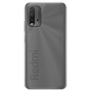 Husa Transparenta compatibila cu Xiaomi Redmi 9T, Slim fit, Anti-alunecare, Design minimalist, 1 mm