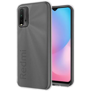 Husa Transparenta compatibila cu Xiaomi Redmi 9T, Slim fit, Anti-alunecare, Design minimalist, 1 mm3