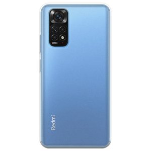 Husa Transparenta compatibila cu Xiaomi Redmi Note 11 4G / Note 11s, Slim fit, Anti-alunecare, Design minimalist, 1 mm