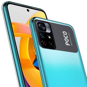 Husa Transparenta compatibila cu Xiaomi Poco M4 Pro 5G, Slim fit, Anti-alunecare, Design minimalist, 1 mm4