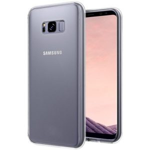 Husa Transparenta compatibila cu Samsung Galaxy S8, Slim fit, Anti-alunecare, Design minimalist, 1 mm3