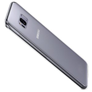 Husa Transparenta compatibila cu Samsung Galaxy S8, Slim fit, Anti-alunecare, Design minimalist, 1 mm5