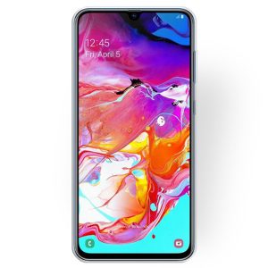 Husa Transparenta compatibila cu Samsung Galaxy A70, Slim fit, Anti-alunecare, Design minimalist, 1 mm2