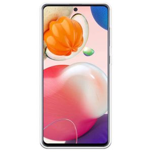 Husa Transparenta compatibila cu Samsung Galaxy A72, Slim fit, Anti-alunecare, Design minimalist, 1 mm2