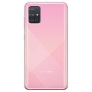 Husa Transparenta compatibila cu Samsung Galaxy A71, Slim fit, Anti-alunecare, Design minimalist, 1 mm