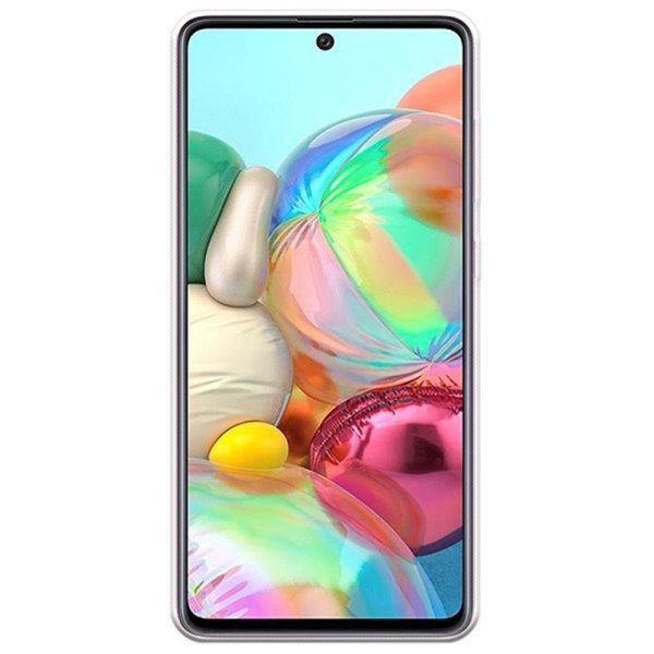 Husa Transparenta compatibila cu Samsung Galaxy A71, Slim fit, Anti-alunecare, Design minimalist, 1 mm2