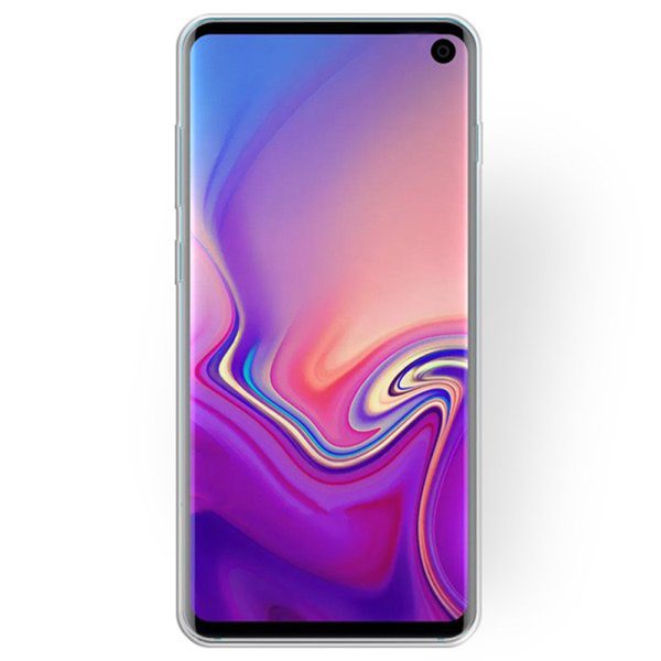 Husa Transparenta compatibila cu Samsung Galaxy S10, Slim fit, Anti-alunecare, Design minimalist, 1 mm2