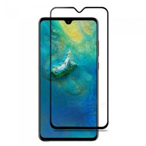 Folie sticla ProElite Protection compatibila cu Huawei Mate 20 X, Ultra Rezistenta, Full Cover, Full Glue, Calitate Premium, Margini negre