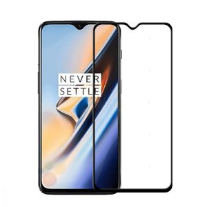 Folie sticla ProElite Protection compatibila cu OnePlus 6T, Ultra Rezistenta, Full Cover, Full Glue, Calitate Premium, Margini negre