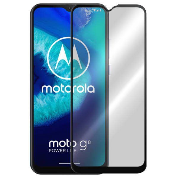 Folie sticla ProElite Protection compatibila cu Motorola Moto G8 Power Lite, Ultra Rezistenta, Full Cover, Full Glue, Calitate Premium, Margini negre