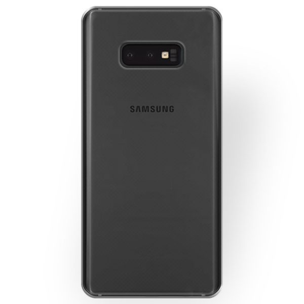 Husa Transparenta compatibila cu Samsung Galaxy S10e, Slim fit, Anti-alunecare, Design minimalist, 1 mm