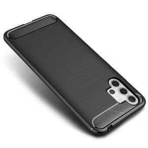 Husa Supreme Carbon compatibila cu Samsung Galaxy M32 (2021), Protectie precisa, Design canelat, Margini ranforsate, Anti-amprente, Negru2