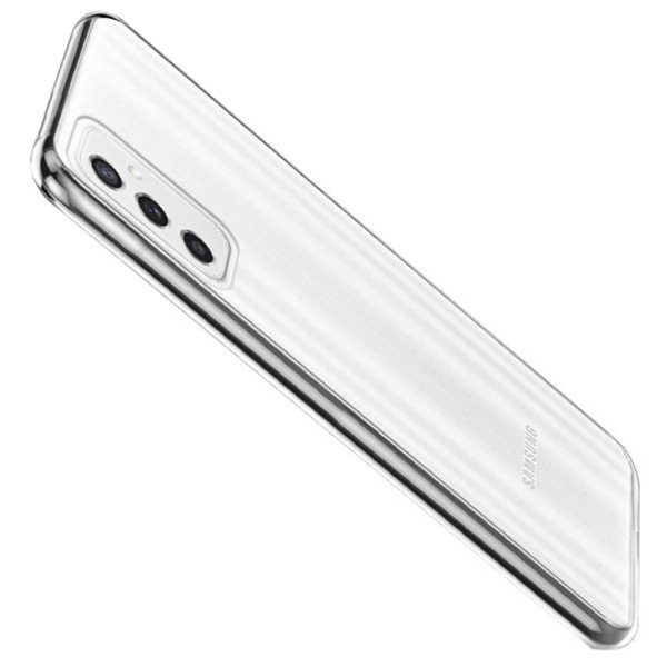 Husa Transparenta compatibila cu Samsung Galaxy M52 5G, Slim fit, Anti-alunecare, Design minimalist, 1 mm5