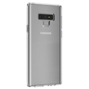 Husa Transparenta compatibila cu Samsung Galaxy Note 9, Slim fit, Anti-alunecare, Design minimalist, 1 mm2