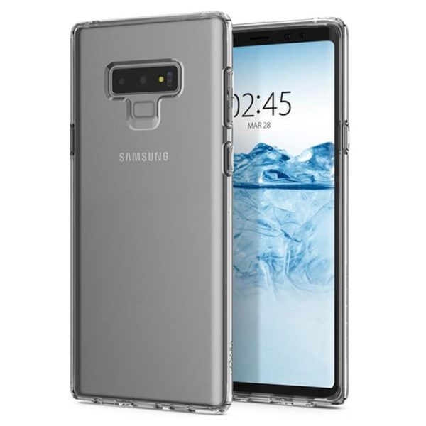 Husa Transparenta compatibila cu Samsung Galaxy Note 9, Slim fit, Anti-alunecare, Design minimalist, 1 mm3