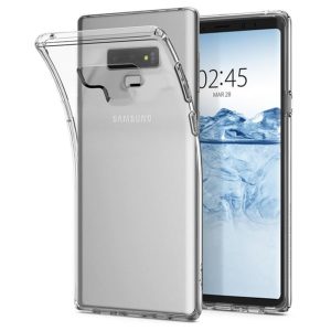 Husa Transparenta compatibila cu Samsung Galaxy Note 9, Slim fit, Anti-alunecare, Design minimalist, 1 mm4