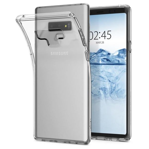 Husa Transparenta compatibila cu Samsung Galaxy Note 9, Slim fit, Anti-alunecare, Design minimalist, 1 mm4