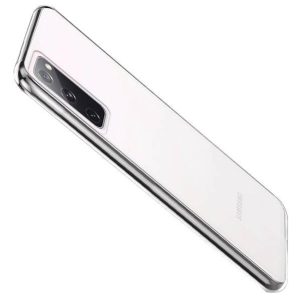 Husa Transparenta compatibila cu Samsung Galaxy S20 FE, Slim fit, Anti-alunecare, Design minimalist, 1 mm5