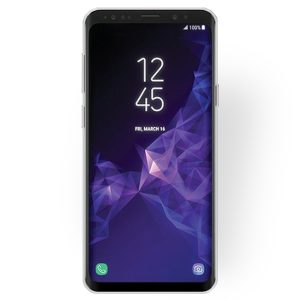 Husa Transparenta compatibila cu Samsung Galaxy S9 Plus, Slim fit, Anti-alunecare, Design minimalist, 1 mm2