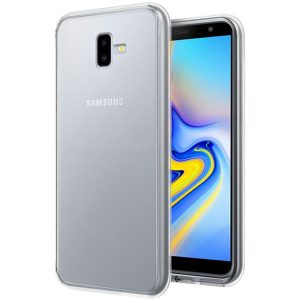 Husa Transparenta compatibila cu Samsung Galaxy J6 Plus, Slim fit, Anti-alunecare, Design minimalist, 1 mm4