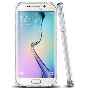 Husa Transparenta compatibila cu Samsung Galaxy S7 Edge, Slim fit, Anti-alunecare, Design minimalist, 1 mm2