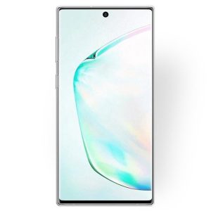 Husa Transparenta compatibila cu Samsung Galaxy Note 10, Slim fit, Anti-alunecare, Design minimalist, 1 mm2