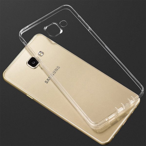 Husa Transparenta compatibila cu Samsung Galaxy A5 2017, Slim fit, Anti-alunecare, Design minimalist, 1 mm2