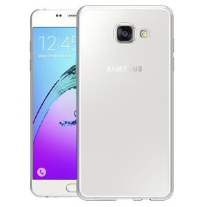 Husa Transparenta compatibila cu Samsung Galaxy A5 2016, Slim fit, Anti-alunecare, Design minimalist, 1 mm