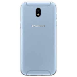 Husa Transparenta compatibila cu Samsung Galaxy J5 2017, Slim fit, Anti-alunecare, Design minimalist, 1 mm