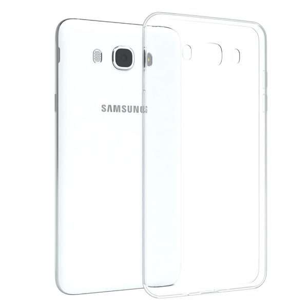 Husa Transparenta compatibila cu Samsung Galaxy J7 2016, Slim fit, Anti-alunecare, Design minimalist, 1 mm