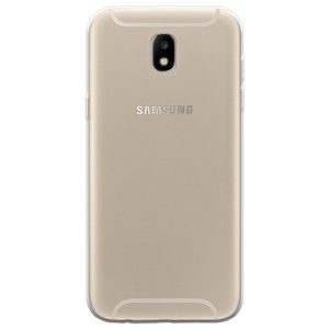 Husa Transparenta compatibila cu Samsung Galaxy J7 2017, Slim fit, Anti-alunecare, Design minimalist, 1 mm