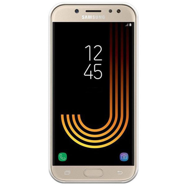 Husa Transparenta compatibila cu Samsung Galaxy J7 2017, Slim fit, Anti-alunecare, Design minimalist, 1 mm2