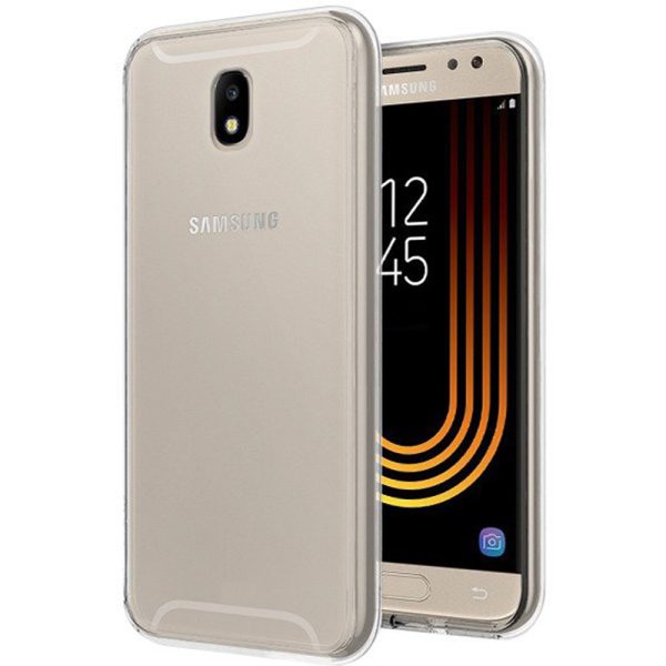 Husa Transparenta compatibila cu Samsung Galaxy J7 2017, Slim fit, Anti-alunecare, Design minimalist, 1 mm3