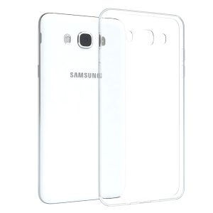 Husa Transparenta compatibila cu Samsung Galaxy J5 2016, Slim fit, Anti-alunecare, Design minimalist, 1 mm