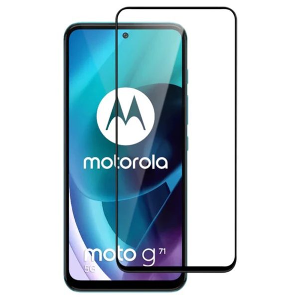 Folie sticla ProElite Protection compatibila cu Motorola Moto G71 5G, Ultra Rezistenta, Full Cover, Full Glue, Calitate Premium, Margini negre