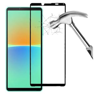 Folie sticla ProElite Protection compatibila cu Sony Xperia 10 IV, Ultra Rezistenta, Full Cover, Full Glue, Calitate Premium, Margini negre - 2