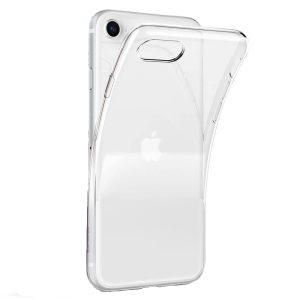 Husa Transparenta compatibila cu iPhone SE 3 2022, Slim fit, Anti-alunecare, Design minimalist, 1 mm