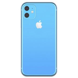 Husa Transparenta compatibila cu iPhone 11, Slim fit, Anti-alunecare, Design minimalist, 1 mm