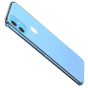 Husa Transparenta compatibila cu iPhone 11, Slim fit, Anti-alunecare, Design minimalist, 1 mm5