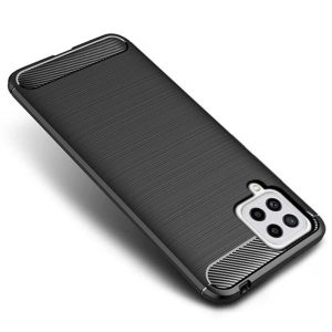 Husa Supreme Carbon compatibila cu Samsung Galaxy M32, Protectie precisa, Design canelat, Margini ranforsate, Anti-amprente, Negru2