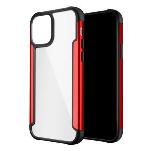 Husa Glazen Shockproof compatibila cu iPhone 13 Pro Max, Air Cushioning, Protectie rafinata, Design dublu stratificat, Rosu