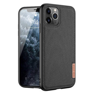 Husa Suave Fino compatibila cu iPhone 12 Pro Max, Eleganta, Rafinata, Materiale selecte unice, 4 straturi de protectie, Negru