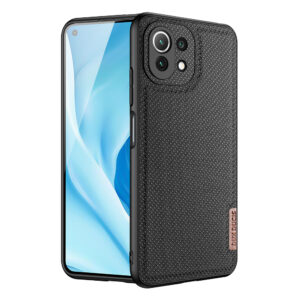 Husa Suave Fino compatibila cu Xiaomi Mi 11 Lite, Eleganta, Rafinata, Materiale selecte unice, 4 straturi de protectie, Negru