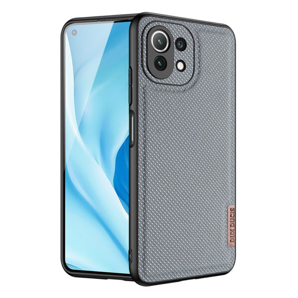 Husa Suave Fino compatibila cu Xiaomi Mi 11 Lite, Eleganta, Rafinata, Materiale selecte unice, 4 straturi de protectie, Albastru cristal