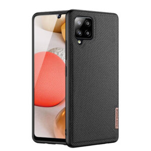 Husa Suave Fino compatibila cu Samsung Galaxy M22 4G, Eleganta, Rafinata, Materiale selecte unice, 4 straturi de protectie, Negru