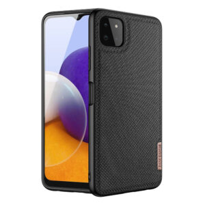 Husa Suave Fino compatibila cu Samsung Galaxy A22 5G, Eleganta, Rafinata, Materiale selecte unice, 4 straturi de protectie, Negru