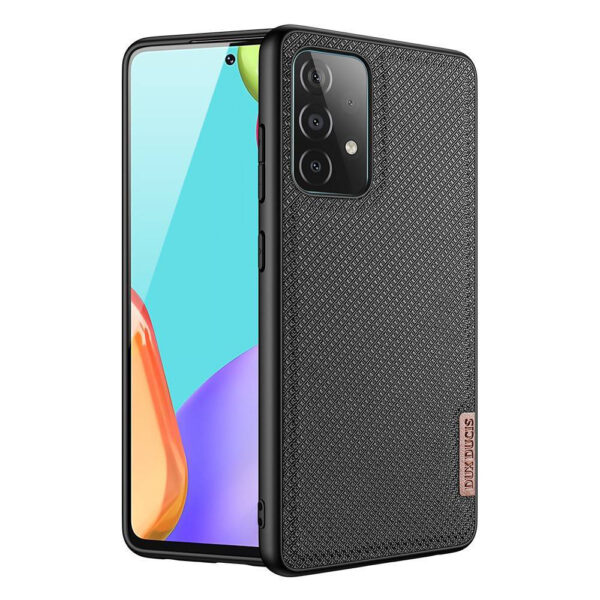 Husa Suave Fino compatibila cu Samsung Galaxy A52 5G, Eleganta, Rafinata, Materiale selecte unice, 4 straturi de protectie, Negru