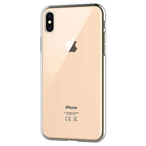 Husa Anti-Yellow compatibila cu iPhone XS Max, Slim fit, Anti-alunecare, Clean Grip, 2 mm, Transparenta