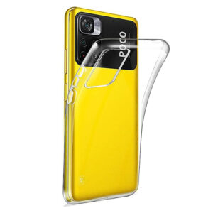 Husa Anti-Yellow compatibila cu Xiaomi Poco M4 Pro 5G, Slim fit, Anti-alunecare, Clean Grip, 2 mm, Transparenta