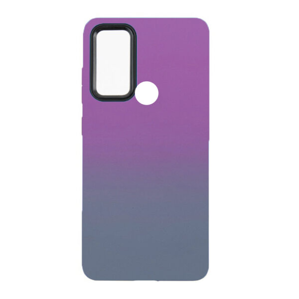 Husa telefon, compatibila cu Xiaomi Redmi 11A, NeonPowder Case, Pelicula de protectie pentru camere, Anti-alunecare, Anti-amprenta, Gradient, Mov